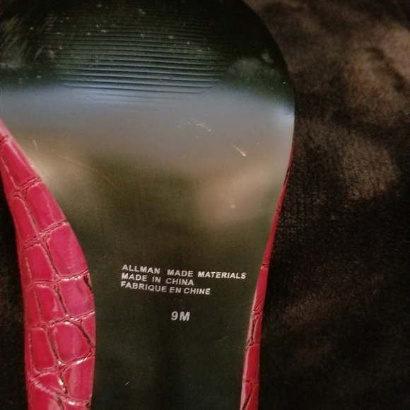 ROBERTO VIANNI Red Shoes Size 9 - Picture 8 of 8